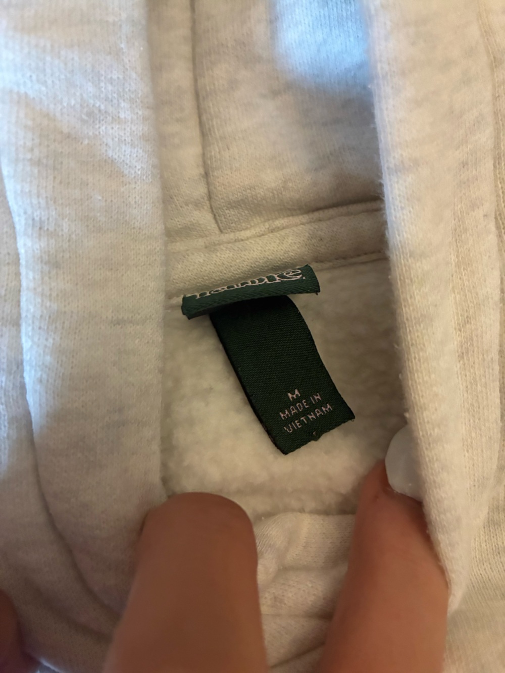 wild fable Cream Cozy Pullover Hoodie with Kangaroo Pocket - Picture 2 of 2